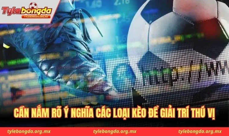 Cần nắm rõ ý nghĩa các loại kèo để giải trí thú vị