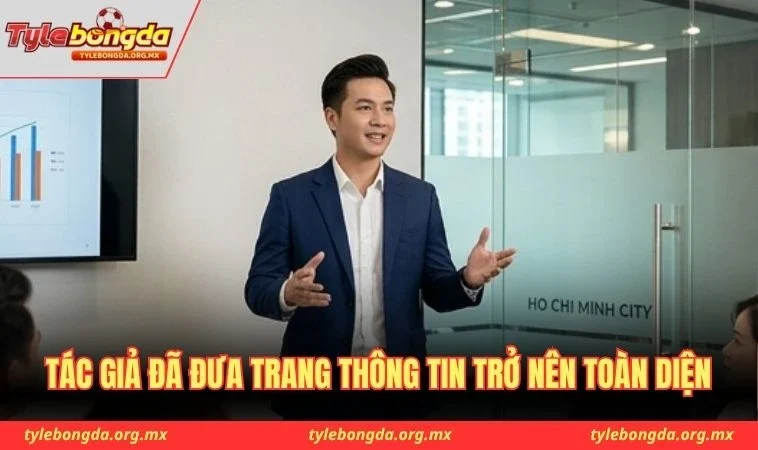 Tác giả đã đưa trang thông tin trở nên toàn diện